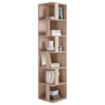 Möbelix Eckregal Corner Shelf 38 cm Eiche Dekor