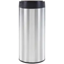 Mülleimer Carlee Mit Sensor 30 L Metall Silber