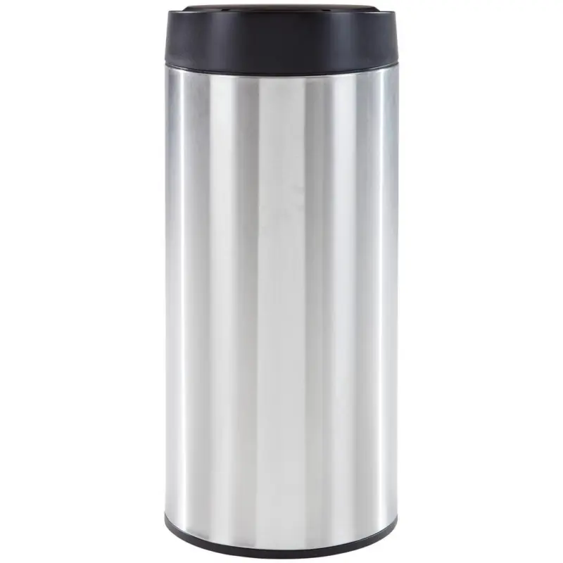 Mülleimer Carlee Mit Sensor 30 L Metall Silber