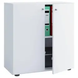 Aktenschrank Lona Weiß Dekor B: 70 Cm