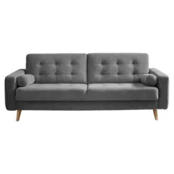 Schlafsofa Mit Bettkasten Und Kissen Fjord, Webstoff