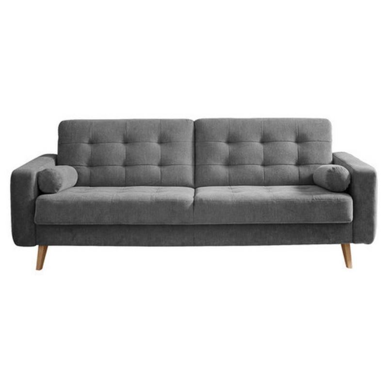 Schlafsofa Mit Bettkasten Und Kissen Fjord, Webstoff