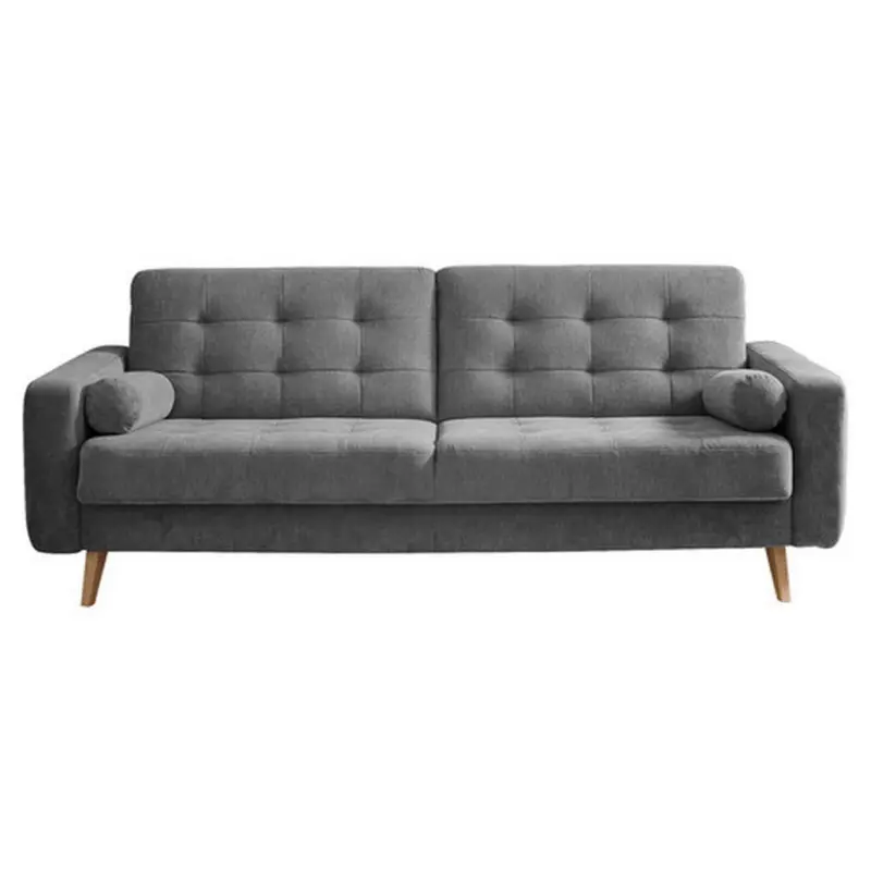 Schlafsofa Mit Bettkasten Und Kissen Fjord, Webstoff