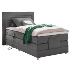 Boxspringbett Mit Topper, Verstellbar 120x200 Saba