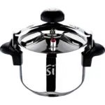 Möbelix Schnellkochtopf Cordoba 8l Edelstahl/Schwarz mit Deckel