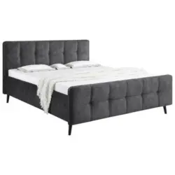 Polsterbett Mario C 180x200 Cm Anthrazit