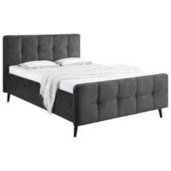 Polsterbett Mario C 140x200 Cm Anthrazit