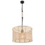 Möbelix Hängeleuchte Halia H: 120 cm 1-Flammig, mit Hanfseil