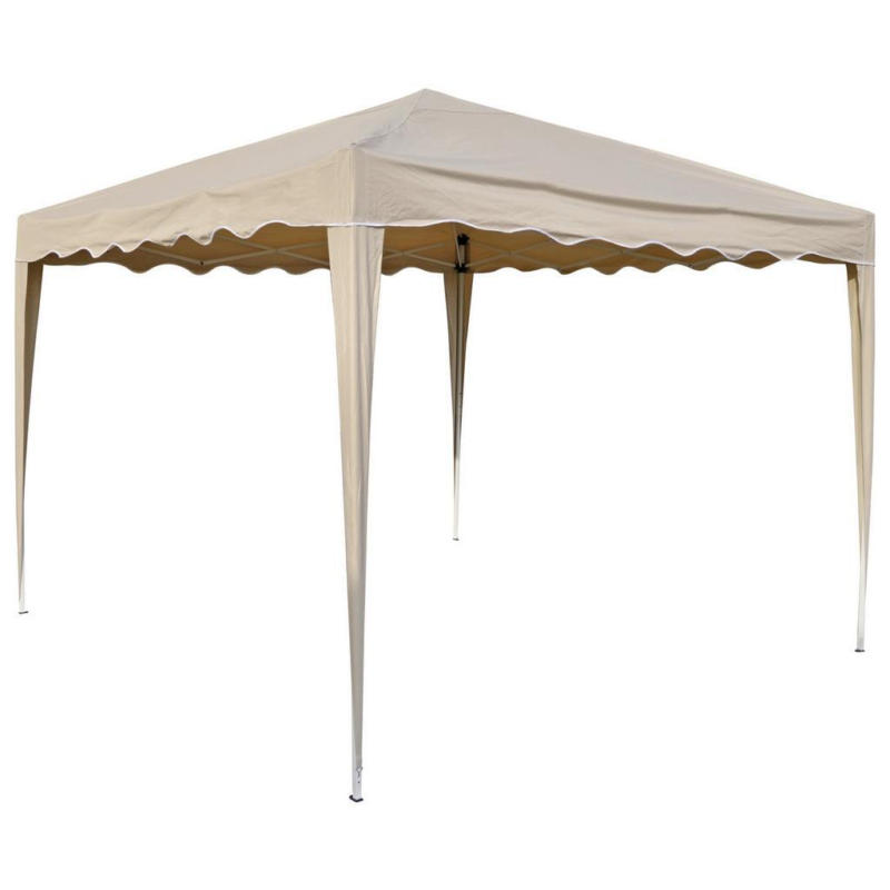 Pavillon Beige ca. 3x3x2,6 M mit Tragetasche