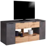 Möbelix Phonotisch Bernd 180 Cm Eiche Dekor/betonoptik