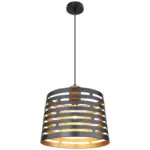 Möbelix Hängeleuchte Ablona H: 120 Cm 1-Flammig, Holz/metall