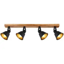 Strahler Günther 4-Flammig Berstellbar L: 82 cm