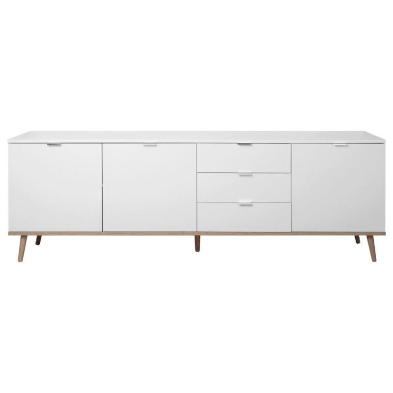 Sideboard Dekor Mit 3 Laden 200cm Göteborg 57 Sonoma Eiche