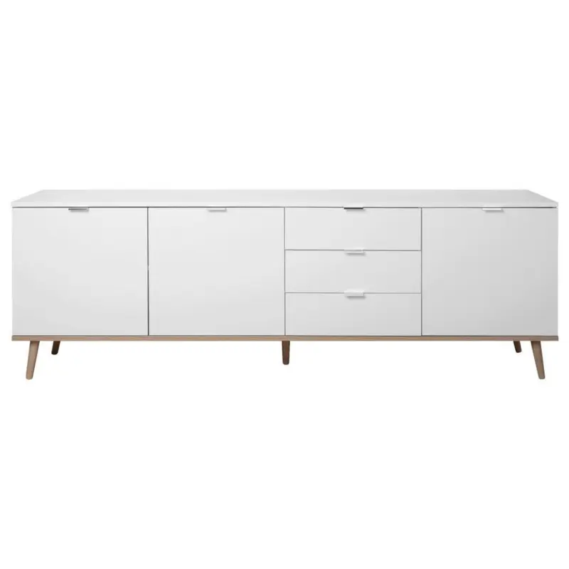 Sideboard Dekor Mit 3 Laden 200cm Göteborg 57 Sonoma Eiche
