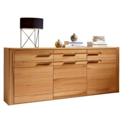 Sideboard teilmassiv 188cm Nature Plus, Buche