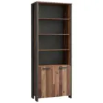 Möbelix Aktenschrank Cliff Braun/dunkelgrau B 86 Cm