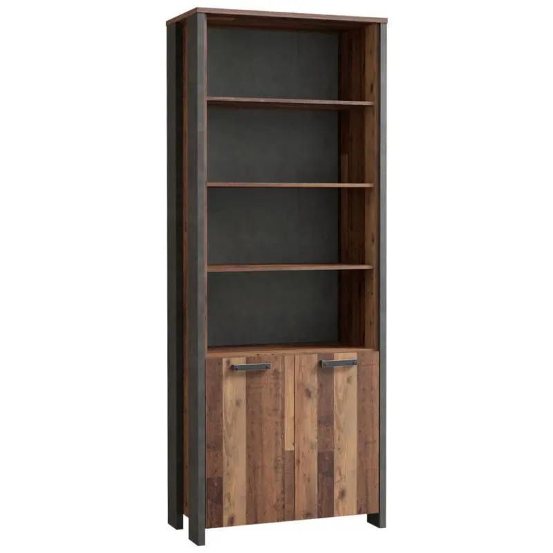 Aktenschrank Cliff Braun/dunkelgrau B 86 Cm