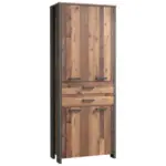 Möbelix Aktenschrank Cliff Braun/dunkelgrau B 86 Cm