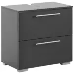 Möbelix Waschbeckenunterschrank Carlos B: 60,2 cm Anthrazit