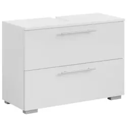 Waschbeckenunterschrank Carlos B: 80,2 cm Wei&szlig;