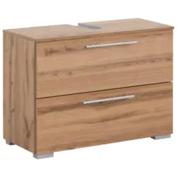 Waschbeckenunterschrank Carlos B: 80,2 cm Eichefarben