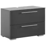 Möbelix Waschbeckenunterschrank Carlos B: 80,2 cm Anthrazit