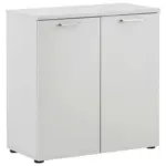 Möbelix Aktenschrank Serie1500 80,2cm Holzwerkstoff/Metall Hellgrau