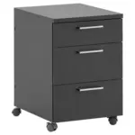 Möbelix Rollcontainer Serie 1500 Anthrazit BxHxT: 41x60x50 cm
