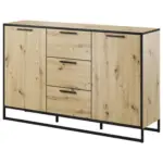 Möbelix Kommode Mit Rahmengestell B 150 Cm Brooklyn, Eichefarben
