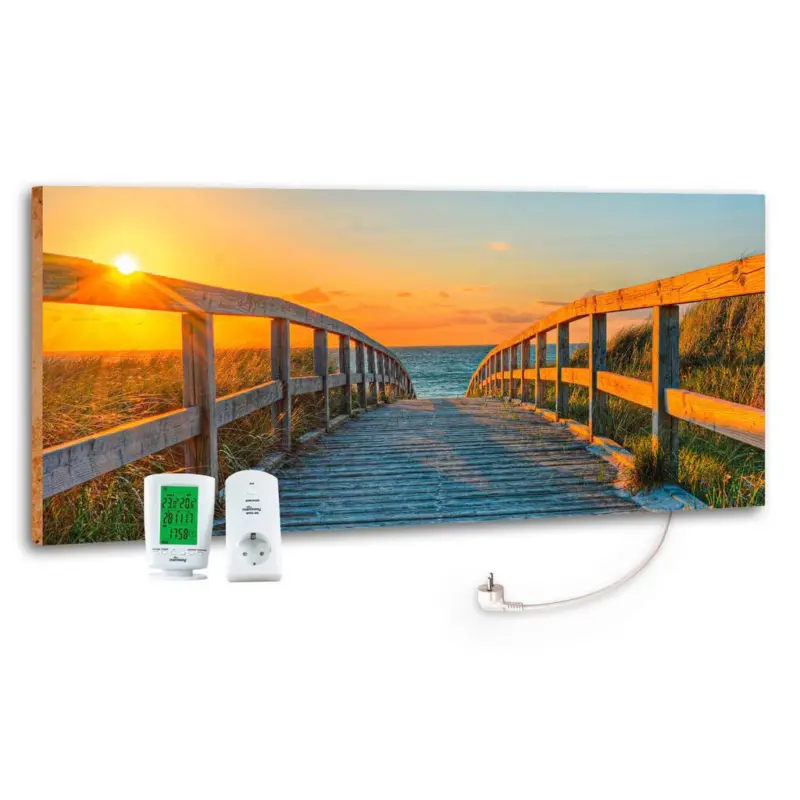 Infrarot Heizung 800 W Brücke Zum Meer 40x100 Cm