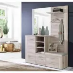 Möbelix Garderobe Big Bang Eiche Dekor B: 155 cm Mit Spiegel