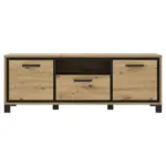 Möbelix TV-Element Trondheim B: 158,4 cm Eiche Dekor/Schwarz