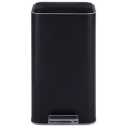 Treteimer Carlina 30 L Schwarz Metall, BxHxT: 32,5x62x31,8 cm
