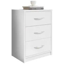 Nachtkästchenweiß H: 54 cm Pepe