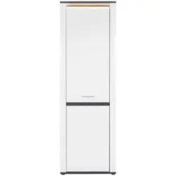 Garderobenschrank Alassio Weiß/matera B: 65 Cm