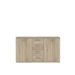 Möbelix Sideboard 147 cm Gloria, Sonoma Eiche Dekor
