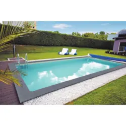 Styroporpool Rechteckig Gran Canaria mit Leiter L: 700 cm
