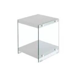 Beistelltisch Mit Ablage Elementary Silberfarben