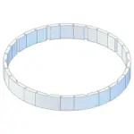 Möbelix Wand-Isolationsset Protector T60 Rund Ø 550 cm