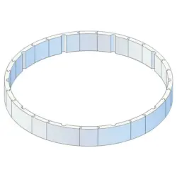 Wand-Isolationsset Protector T60 Rund Ø 550 cm