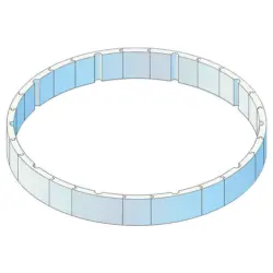 Wand-Isolationsset Protector T60 Rund Ø 460 cm