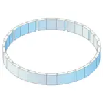 Möbelix Wand-Isolationsset Protector T60 Rund Ø 360 cm