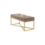Möbelix Sitzbank Gep. Taupe/goldf. Cameron B: 90 Cm