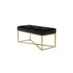 Möbelix Sitzbank Gep. Schwarz/goldf. Cameron B: 90 Cm