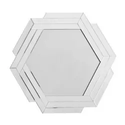 Wandspiegel Artemis 80x85 cm Metallrahmen Silberfarben