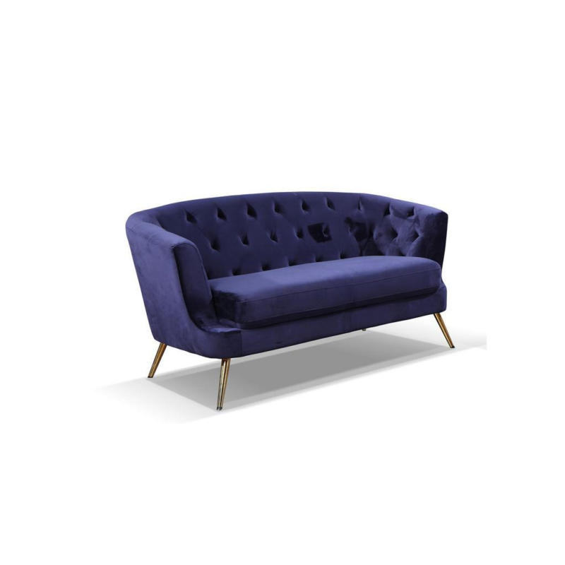 2-sitzer-sofa Lita Blau Samt