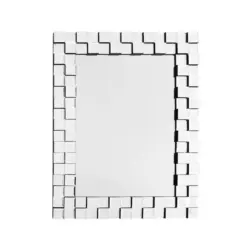 Wandspiegel Dionysos 65x85 cm Metallrahmen In Silberfarben