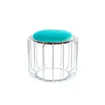 Möbelix Beistelltisch/pouf 2 In 1 Comfortable Silber/mint