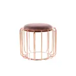 Möbelix Beistelltisch/pouf 2 In 1 Comfortable Rosé/dunkelviolett