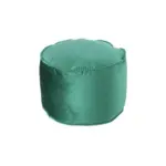 Möbelix Pouf Taj Mahal Dxh: 47x32 Cm Samt Grün Mit Reißverschluss